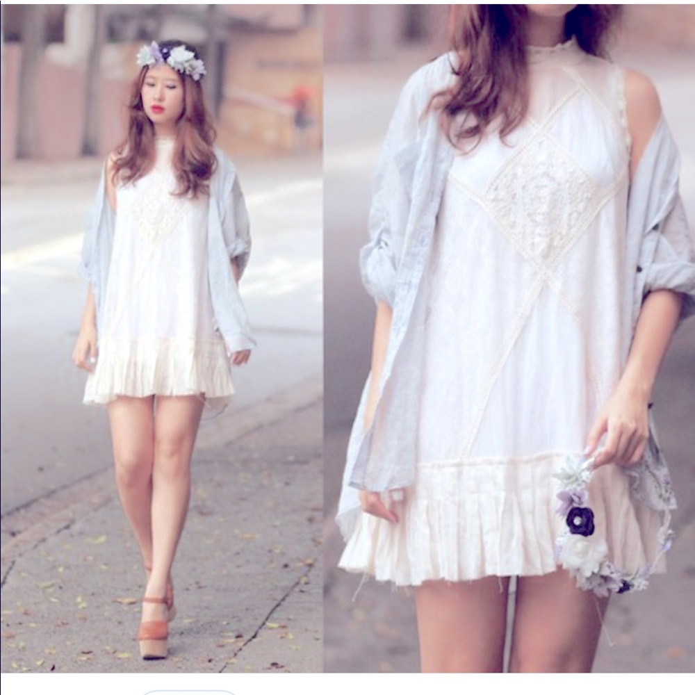 FP ONE Free People Angel Lace Dress in a small